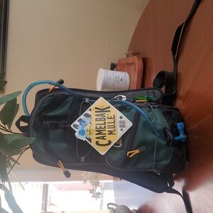 CamelBak Hydration Backpack - Black and Green